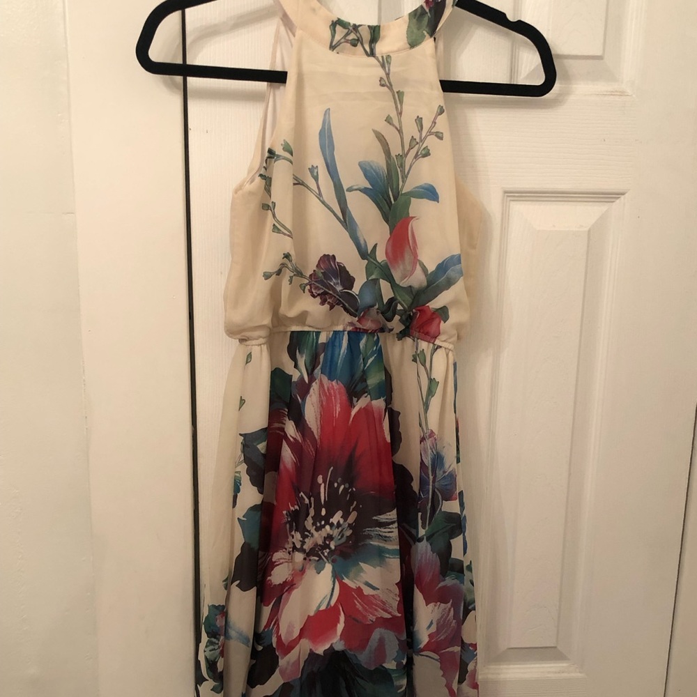 Girls Long Flowy Party Dress